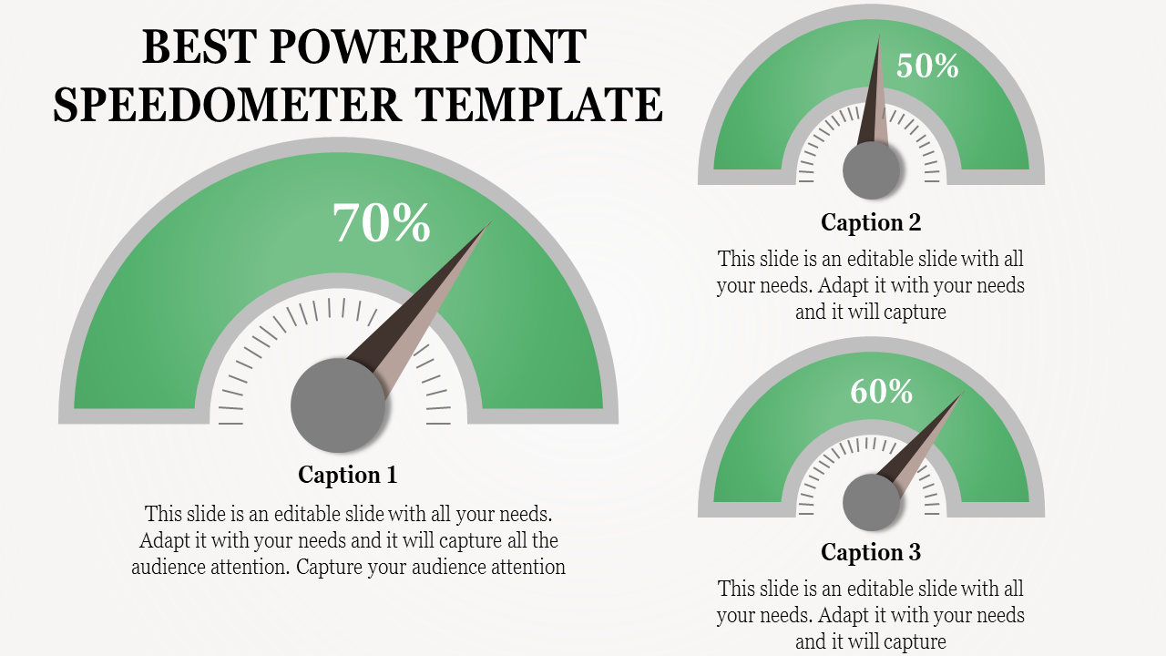 Engaging Speedometer Template and Google Slides Themes